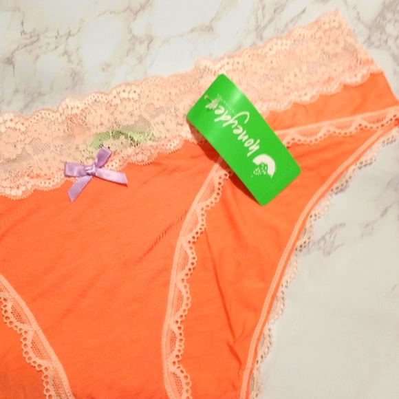 2 RAYON Honeydew HIPSTER PANTIES L - Picture 6 of 8